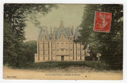 Delcampe - CPSM Colorisée Tramée Environs De Buchy 76 Seine Maritime Château De Bimare  éditeur Cabot - Buchy