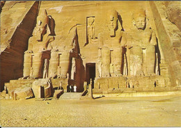 ABU SIMBEL , The Ramses II Colossi ; Les Colosses De Ramses II ; Die Ramses II Kolosse - Tempel Von Abu Simbel