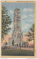 New York City Riverside Church 1945 Curteich - Kerken