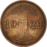 Monnaie, Allemagne, République De Weimar, Reichspfennig, 1929 - 1 Rentenpfennig & 1 Reichspfennig