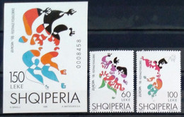 EUROPA 1998 - ALBANIE                        2412/2413 +  BF 87                    NEUF** - 1998