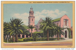 Florida Clearwater Peace Memorial Presbyterian Church 1954 Curteich - Clearwater