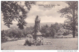 New York Saugerties Greetings From St Joseph's Villas Albertype - Adirondack