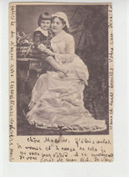 Old Postcard Serbia - Mother And A Child. Undivided Back - Servië