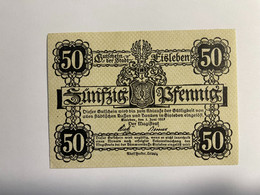 Allemagne Notgeld Eisleben 50 Pfennig - Collections