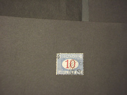 ITALIA REGNO - SEGNATASSE - 1890/4 CIFRA L. 10 - TIMBRATI/USED - Portomarken