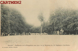 BARJOLS ESPLANADE DE LA ROUGUIERE AVEC LES 2e ET 9e BATTERIES DU 38e REGIMENT D'ARTILLERIE GUERRE MILITAIRE 83 VAR - Barjols