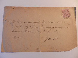 Oude Omslagbrief Van Belgie    1886 - Letter Covers