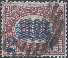 ITALY,ITALIE-ITALIEN,Kingdom 1878 State Service Stamp, Overprint 2c 0n 10.00,Obliterated - Dienstzegels