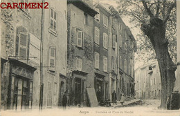 AUPS FONTAINE ET PLACE DU MARCHE VAR 83 - Aups