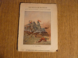 Cahier D'Histoire Début 1900-Dix Siècles De Batailles-Le Familistère-Voir Détails Sur Photos-Format Plié 22,4x17cm Env. - Protège-cahiers