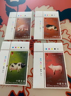 Hong Kong Stamp New Year Pig Poultry MNH - Unused Stamps