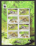 Vietnam 2010 MiNr. 3553 - 3556  AMIMALS  WWF Fishing Cat M\sh  MNH**  SPECIMEN - Ongebruikt