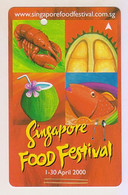 Singapore Old Transport Subway Train Bus Ticket Card Transitlink Unused Food Festival - Mundo