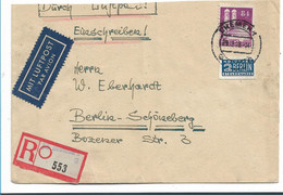 BI-B147 / DEUTSCHLAND - 84 Pfg. Bauten (Mi.Nr, 95) Per Luftpost 29.12.48 Nach Berlin-Schöneberg - Covers & Documents