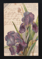 Lila Orchideen Aus Froher Brust Ein Heitres Lied, Lübeck /Wedel 28.+29.1.1901 - Tegenlichtkaarten, Hold To Light
