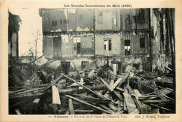 Villemur * Un Coin De La Place De L'hôtel De Ville * Grandes Inondations Du Midi 1930 * Crue - Other & Unclassified