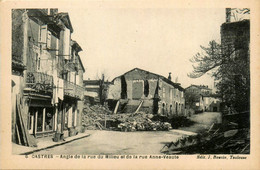 Castres * Angle De La Rue Du Milieu Et De La Rue Anne Veaute * Catastrophe - Castres