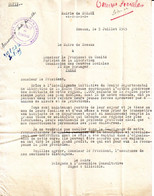 Cachet COMITE PARISIEN DE LIBERATION NATIONALE , SCEAUX Lettre  5 Juillet 1945 - 1921-1960: Modern Period