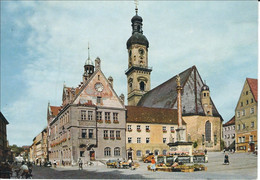 Freising, Marktplatz, Gelaufen 1959. Stempel „Der Polizeipräsident In Berlin“ - Freising