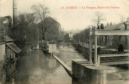 Lisieux * Le Boulevard Pasteur Et La Touques * écluse Canal - Lisieux