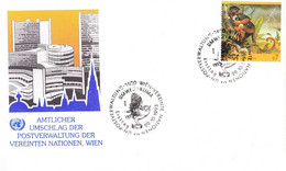 Nations Unies-Vienne-29/10/1993-UMWELT: KLIMA (climat)-timbre 176 - Lettres & Documents