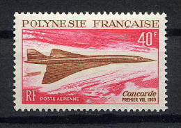 Polynésie - Concorde 1er Vol - 1969	Y&T	PA27 ** - Unused Stamps