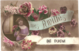 CPA Carte Postale France-Douai-mes Amitiés De Douai 1921 VM45306+ - Douai