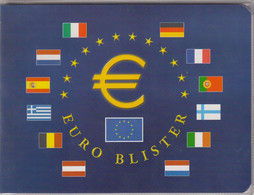 ITALIA 2002 Serie Divisionale Prima Emissione Euro 8 Monete FDC BLISTER ABAFIL - Set Fior Di Conio