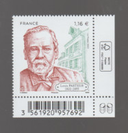 FRANCE / 2022 / Y&T N° 5559 ? ** : Louis Pasteur X 1 CdF Inf D FSC & Code-barres - Unused Stamps