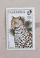 GAMBIE Félins, Felin, LEOPARD 1 Valeur . Neuf Sans Charniere. MNH - Félins