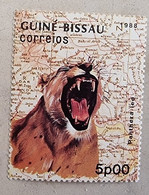 GUINEE BISSAU Félins, Felin, PANTHERE  Yvert N° 488 . Neuf Sans Charniere. MNH - Roofkatten