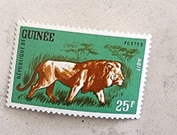 GUINEE FRANçAISE Félins, Felin, LION,  Yvert N° 106 Neuf Sans Charniere. MNH - Big Cats (cats Of Prey)