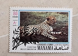 MANAMA Félins, Felin, GUEPARD  1 Valeur Neuf Sans Charniere. MNH - Big Cats (cats Of Prey)