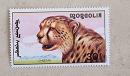 MONGOLIE Félins, Felin, GUEPARD  1 Valeur Neuf Sans Charniere. MNH - Felinos