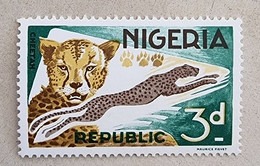 NIGERIA Félins, Felin, Leopard 1 Valeur, Neuf Sans Charniere. MNH. - Roofkatten