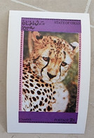 OMAN Félins, Felin, Guepard. 1 Feuillet Neuf Sans Charniere. MNH - Félins