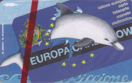 TARJETA DE SAN MARINO DE UN DELFIN (DOLPHIN) NUEVA-MINT - Delphine