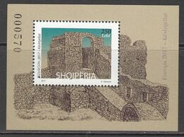 2017 Albania Castles Ruins Europa Souvenir Sheet  MNH - Albanie