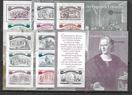 Portugal - Selt./postfr. Blockserien "Columbus" Aus 1992 - Michel Bl. 85/90!!! - Unused Stamps