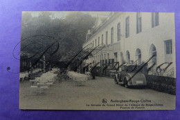 Auderghem Oudergem . Grand  Hotel Abbaye Rouge Cloitre . Terrasse  (auto Nummerplaat 86388) - Auderghem - Oudergem