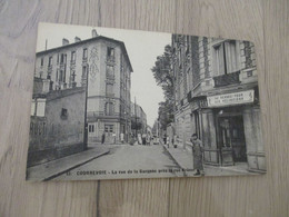 CPA 92 Haut De Seine Courbevoie La Rue De La Garonne Devanture Au Rendez Vous Des Mécaniciens - Courbevoie