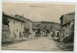 55 SEPVIGNY Carte Rare Rue De La Croix Groupe De Femmes Et Villageois Bord Route écrite 1918   D03 2022 - Altri Comuni