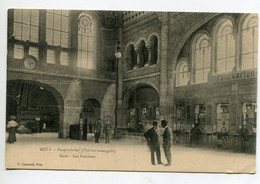 57 METZ Interieur Gare Des Voyageurs Hall Les Guichets  ' Edit F Conrard  1920   D03 2022 - Metz