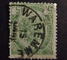 Belgie Belgique - 1893 - 1900 - COB/OBP  56 -  1 Value  - Waremme - 1893-1907 Coat Of Arms