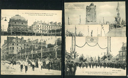 Lot De 5 Cartes Postales Des Fêtes Franco Belges Au Havre En 1924 - Réf F222 - Ohne Zuordnung