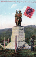 CPA -  Monument  Commémorating The Battle Of Lake George ,  N.Y . - Lake George