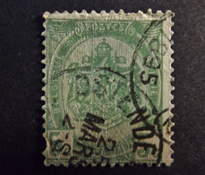 Belgie Belgique - 1893 - 1900 - COB/OBP  56 -  1 Values  - Ostende - 1895 - 1893-1907 Coat Of Arms