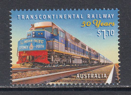 2019 Australia Transcontinental Railway Trains Locomotives Complete Set Of 1 MNH @ Below Face Value - Ungebraucht