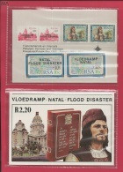 SOUTH AFRICA, 1987, MNH, Booklet 2a, Flood Disaster Natal , Sa642, F 3779 - Carnets